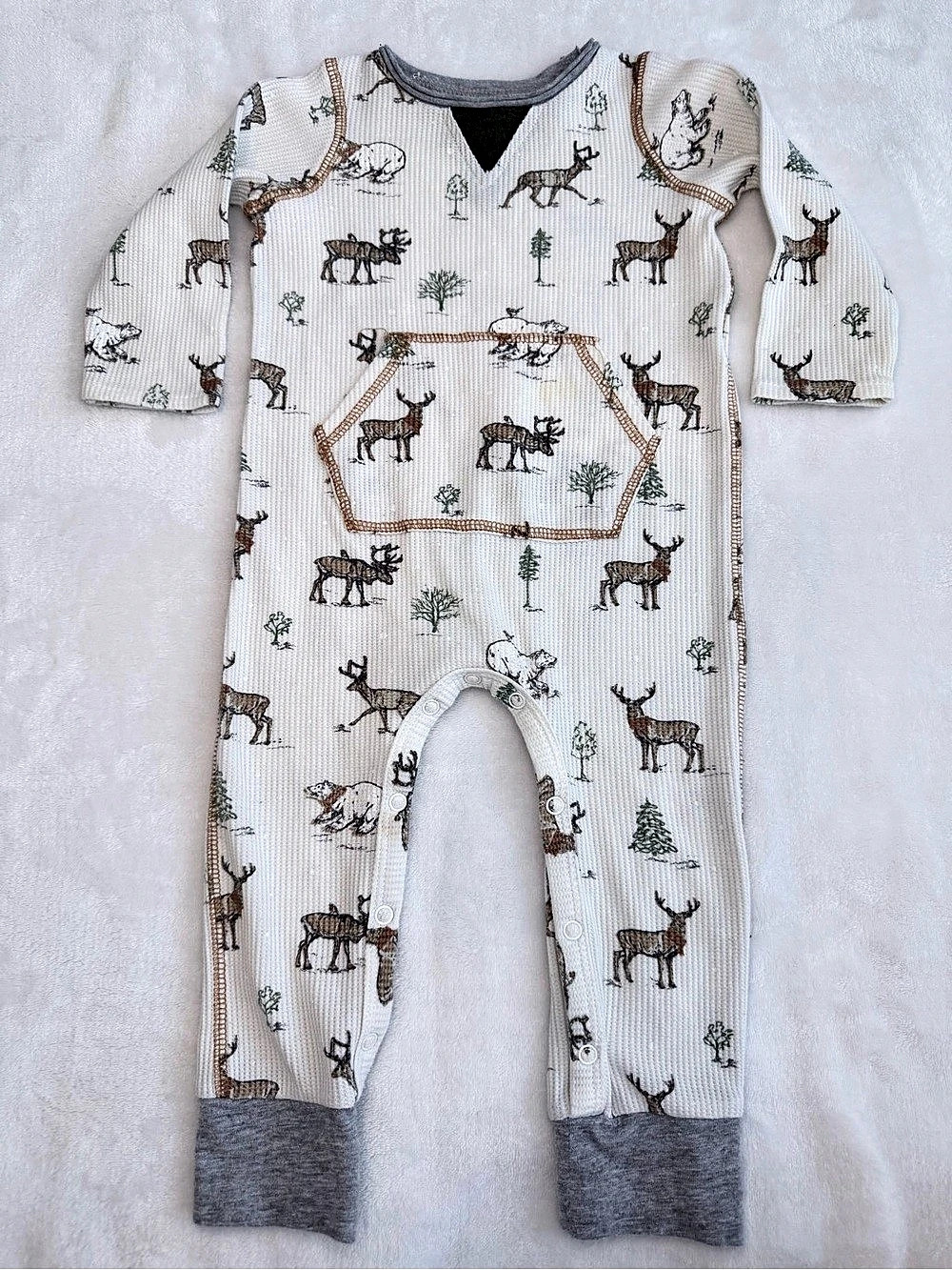 Mudpie Infant Winter Footie (size 12-18 M)